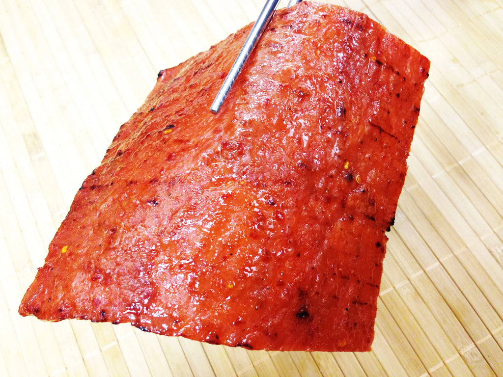 Fire-Grilled Pork Jerky, Spicy, 8 oz V937652