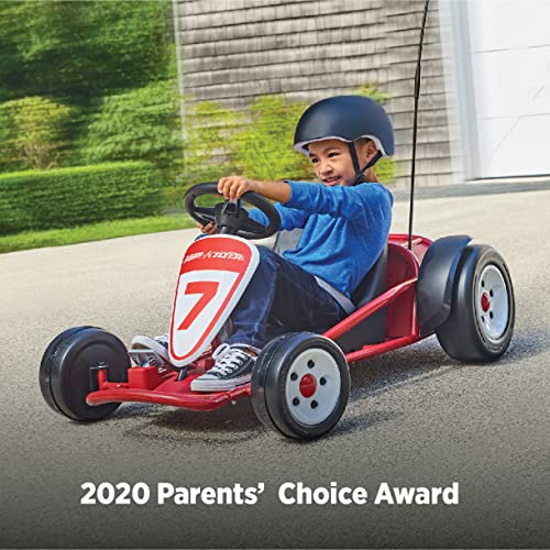 Kids Electric Go-Kart with Adjustable Seat, Grey X830256