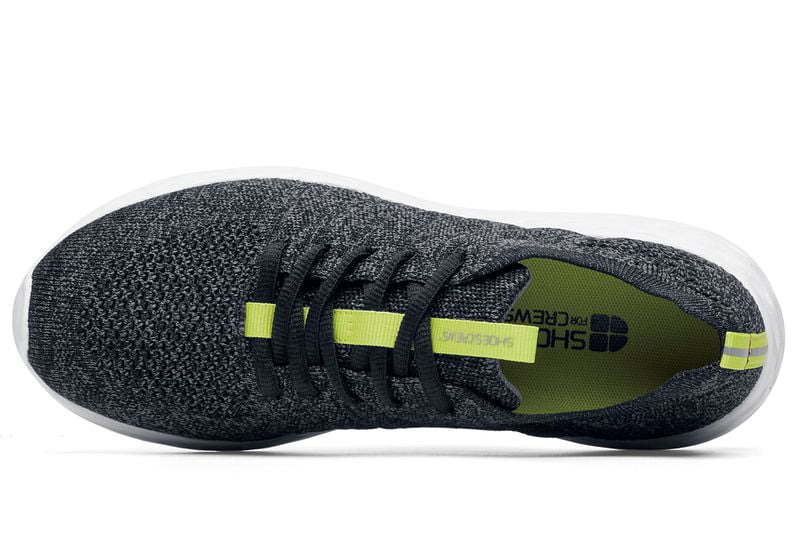 Women's Slip Resistant Work Shoes, Water Resistant, Black/Grey R39104