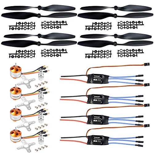 DIY 2.4G 8CH F450 RC Quadcopter 4-Axle Unassembly Kit Drone I410900