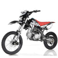 125cc Gas Dirt Pitbike with Headlight, Black Q764383