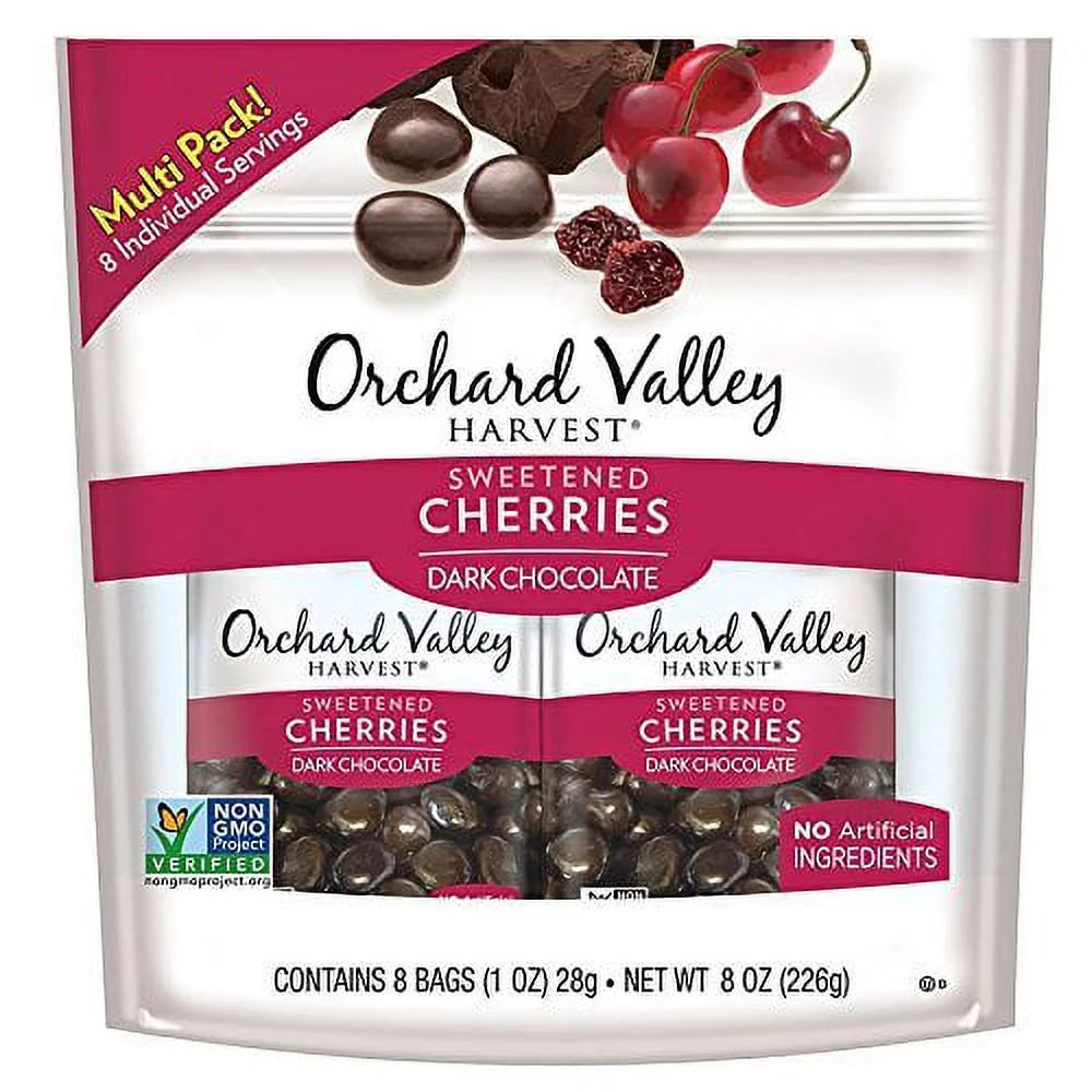 Dark Chocolate Cherries, 1 oz, Non-GMO T1118