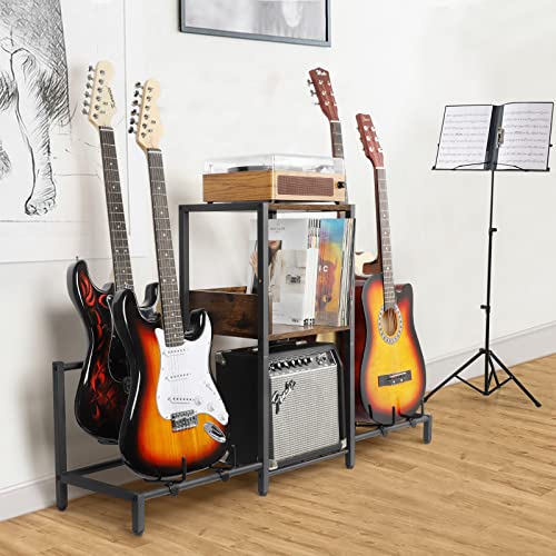 4-Tier Guitar Stand Rack Holder for Acoustic Electric Bass V903
