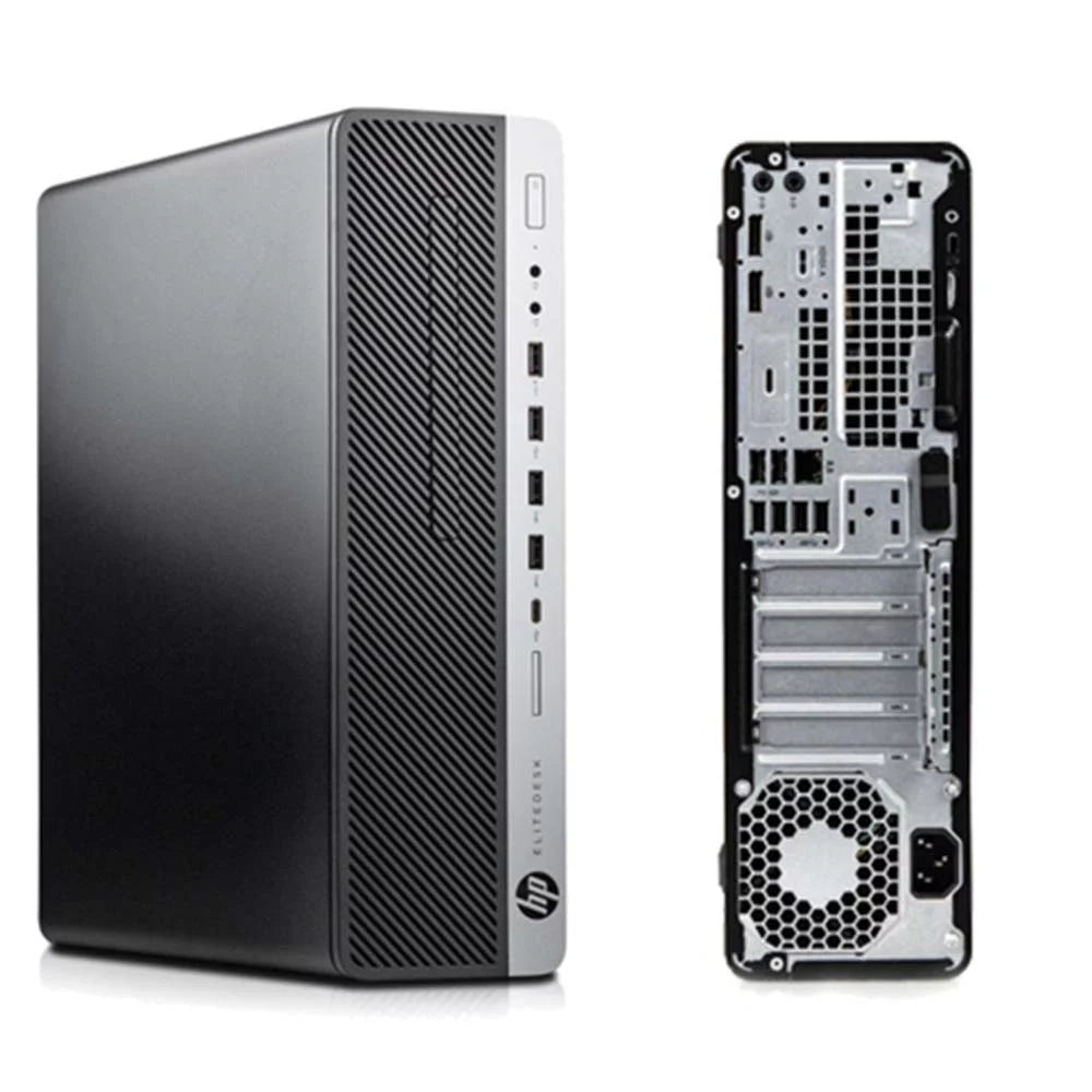 Desktop Computer with Intel i5 CPU, 240GB SSD, 16GB RAM, Dual 19" LCD Monitors Z461