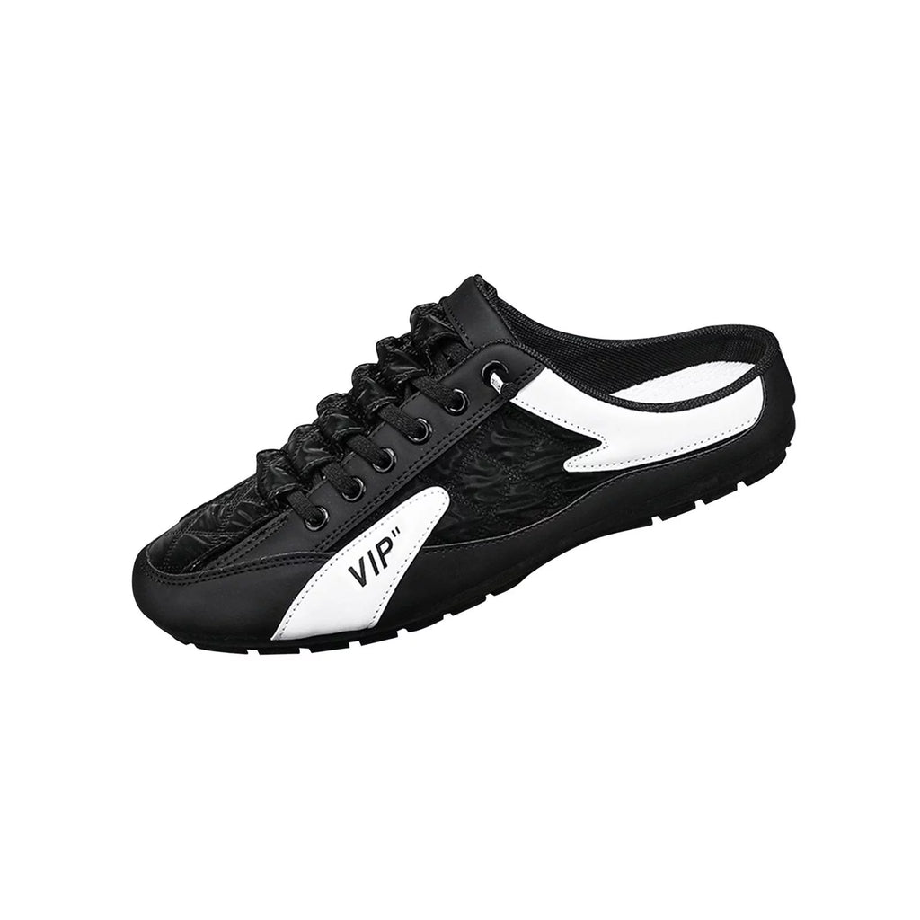Men Slip-On Mule Sneakers Lightweight Casual Loafers Q264