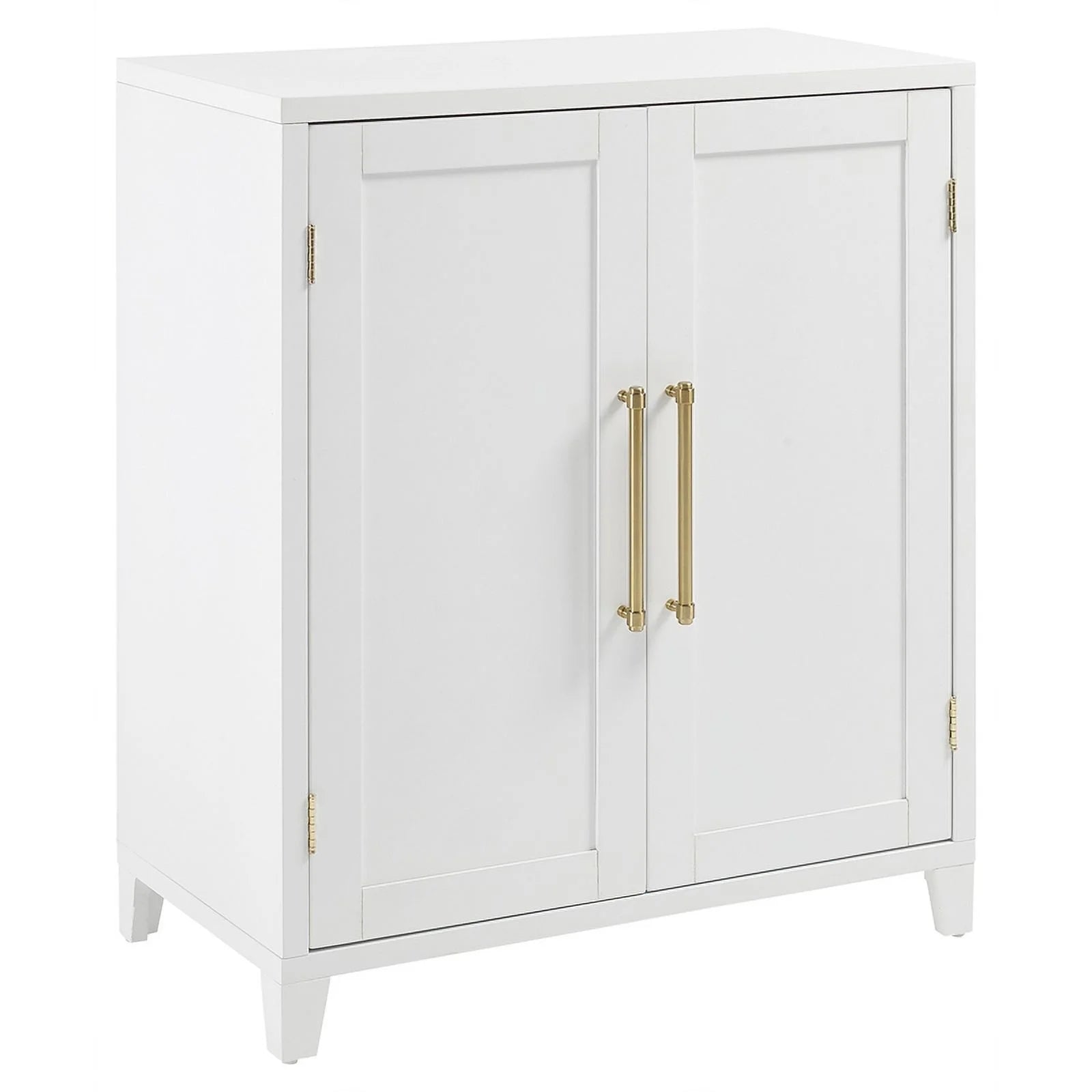 Stackable Wood Kitchen Pantry Storage Cabinet in White W4720