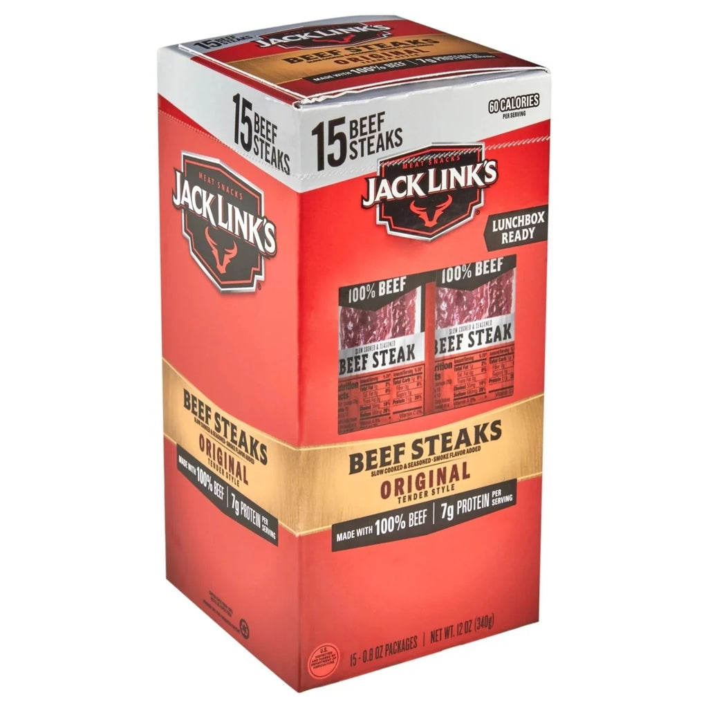 Beef Steak Snack, 0.8 Ounce (15 Count) G4070