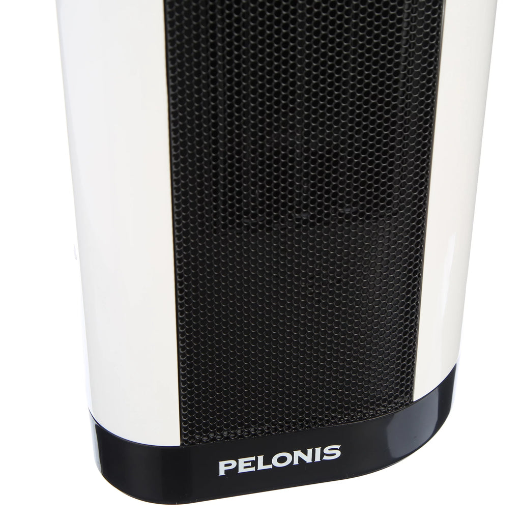 22" 1500W Ceramic Tower Space Heater with Remote, White Y6147