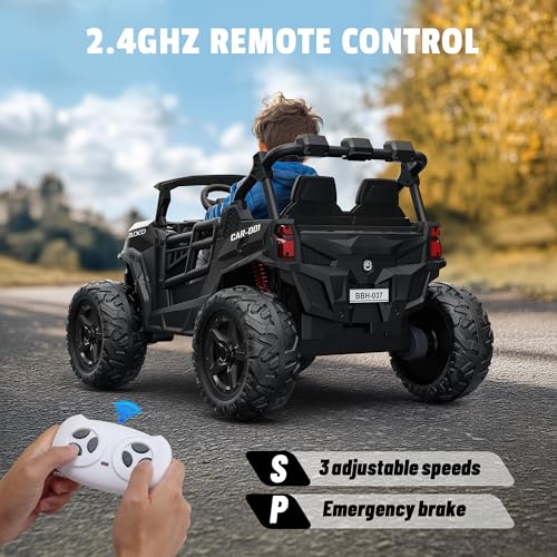 24V 2 Seater Ride on Car Truck, 4WD, Remote Control, Pink C7603
