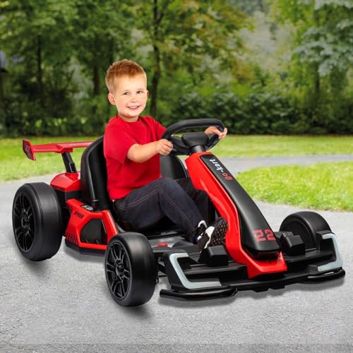 Kids Electric Drift Go Kart with Adjustable Seat F954214