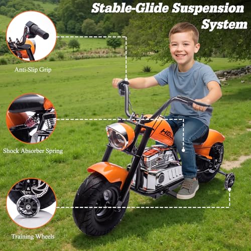 Electric Dirt Bike for Kids 14+, 360W Motor, 15.5 MPH, Gray Q330721
