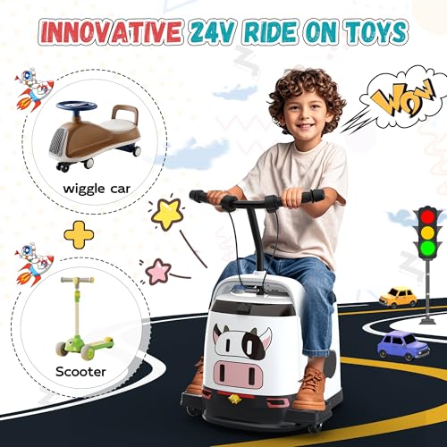 24V Kids Riding Toy, 180W Brushless Motor, Max 5Mph, Red E7327