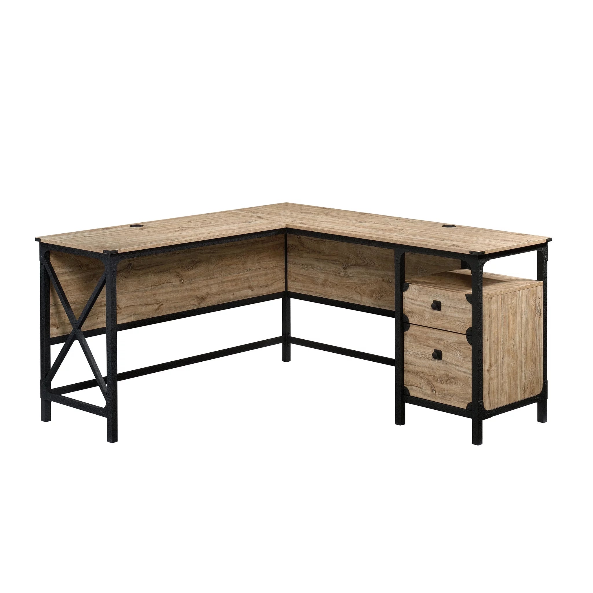 L-Desk, Milled Mesquite Finish S533636