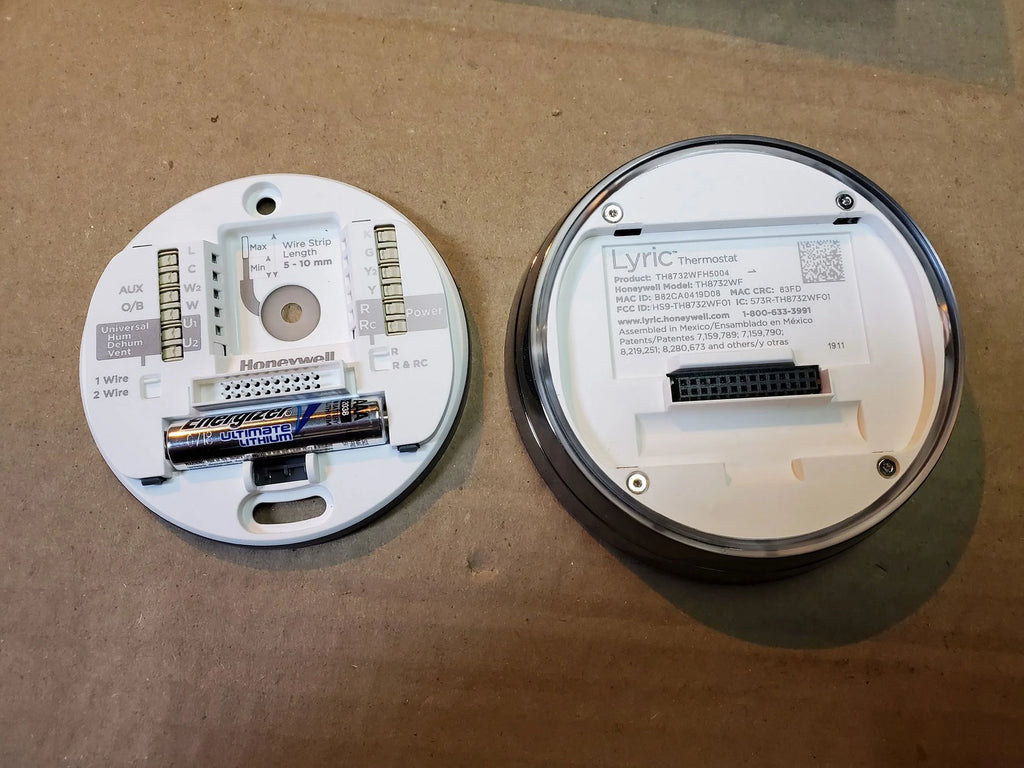 Smart Round WiFi Programmable Thermostat W4349