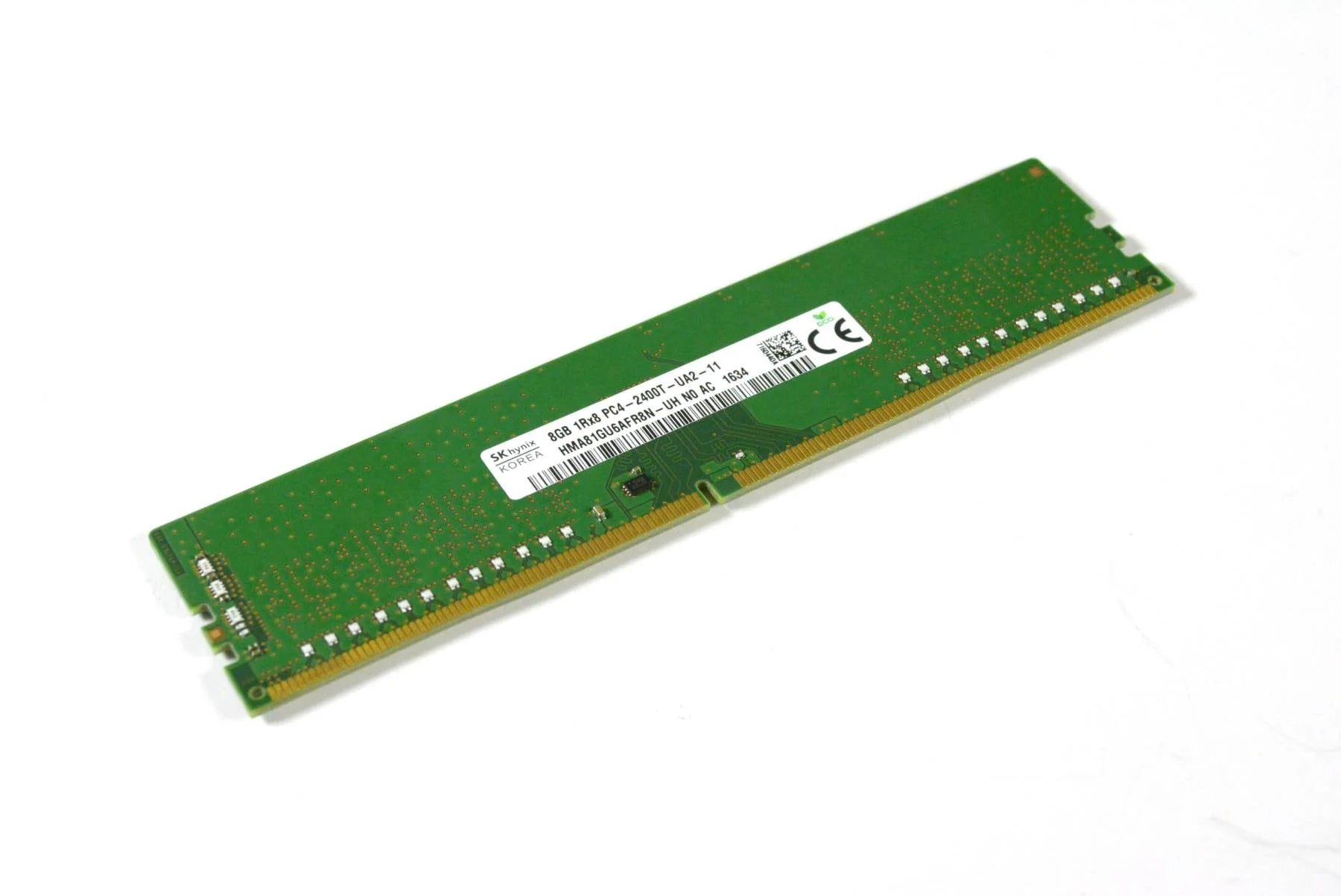 SK Hynix 8GB DDR4 1Rx8 PC4-2400T HMA81GU6AFR8N-UH Desktop RAM Memory Used