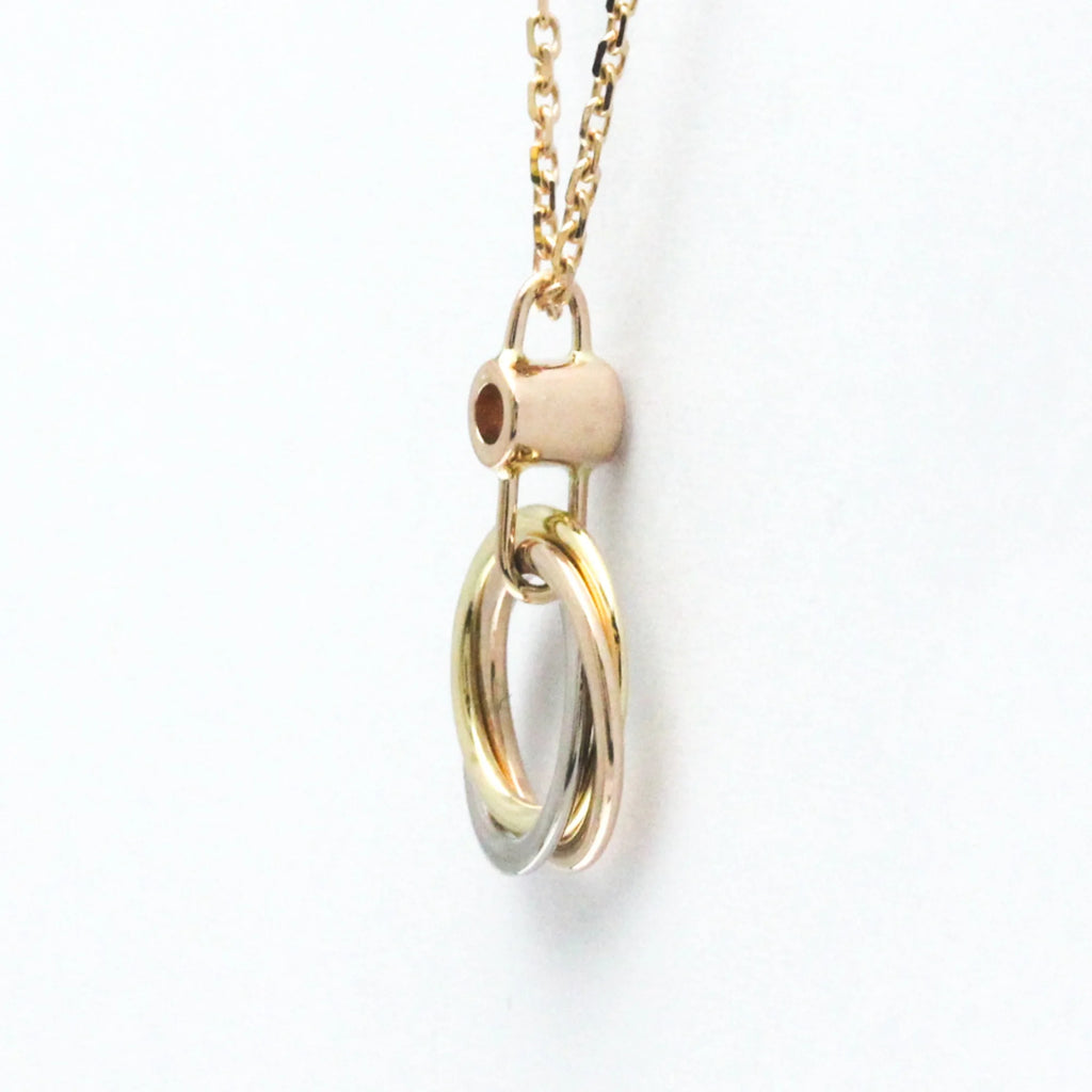 18K Pink White Yellow Gold Diamond Pendant Necklace P3174