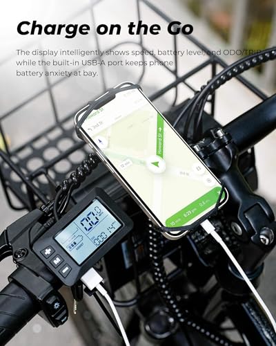 Folding Electric Bike for Adults 500W with Full Suspension, 7-Speed, 26" I199748