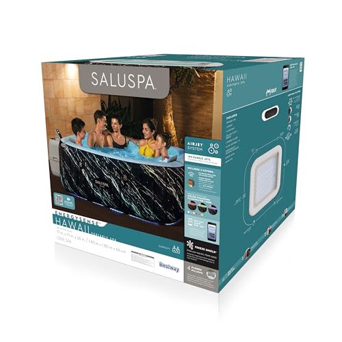 Inflatable Hot Tub Spa with LED Lights and App Control Z740