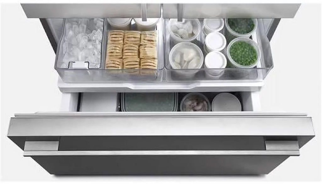 36 Inch Freestanding Counter Depth French Door Refrigerator in Stainless Steel X6983