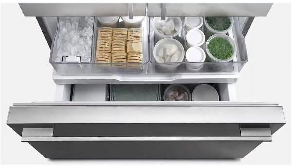 36 Inch Freestanding Counter Depth French Door Refrigerator in Stainless Steel X6983