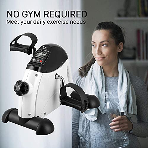 Under Desk Bike Pedal Exerciser with LCD Screen A782350