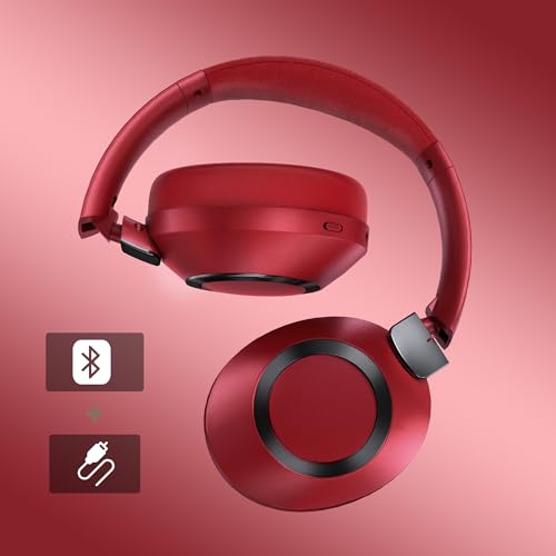 Wireless Over Ear Headphones with Active Noise Cancelling and Microphone T4812