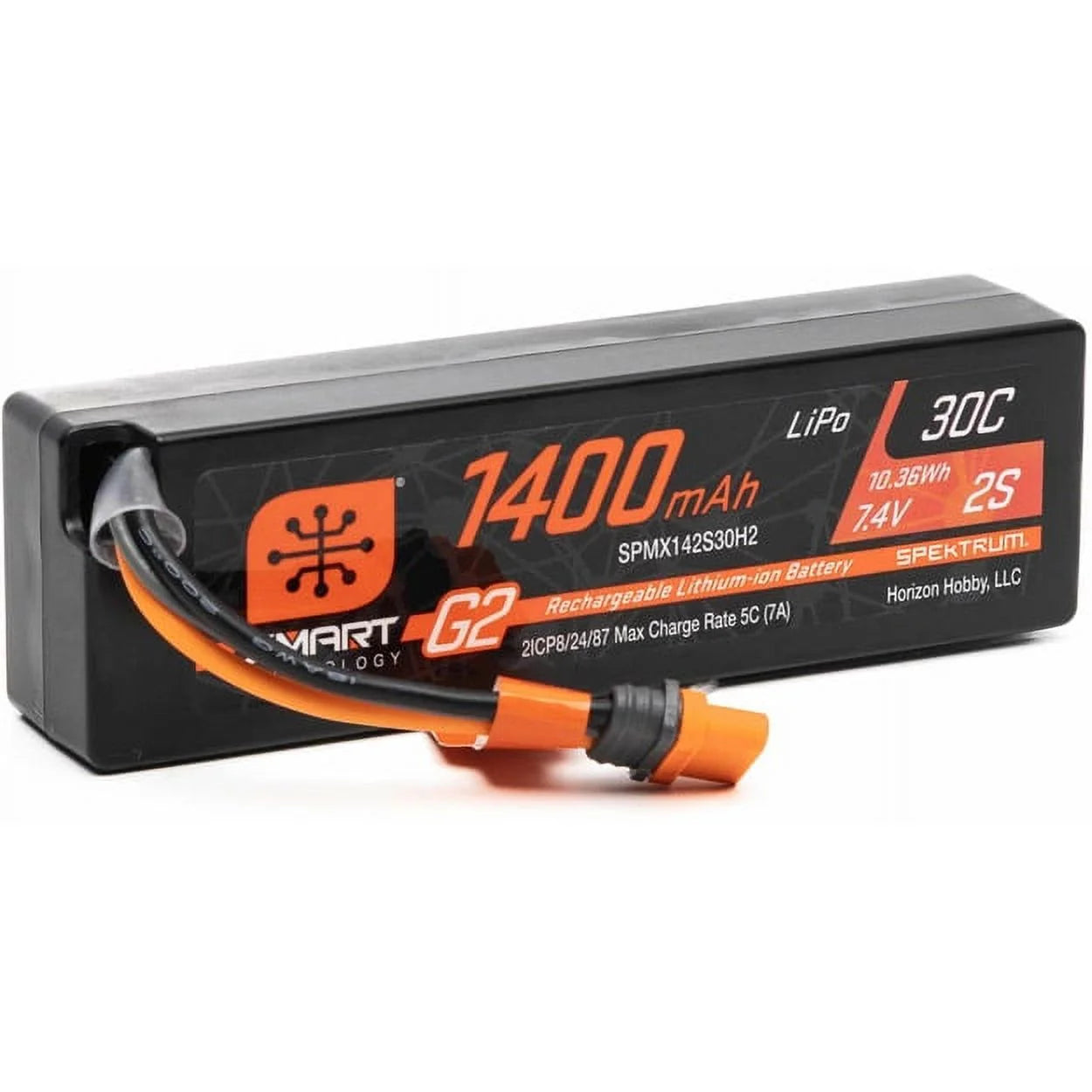 1400mAh 2S 7.4V 30C LiPo Battery with IC2 Connector N492