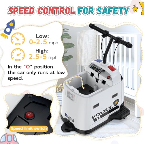 24V Kids Riding Toy, 180W Brushless Motor, Max 5Mph, Red E7327