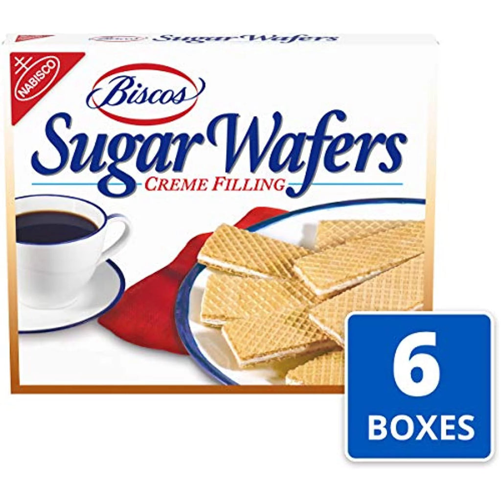 Creme Filled Sugar Wafers, 8.5 Ounce Boxes, Pack of 6 O604
