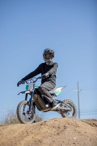Off-Road Motocross Bike for Mature Riders, 1600W Motor, 48V Battery, 28MPH G9707
