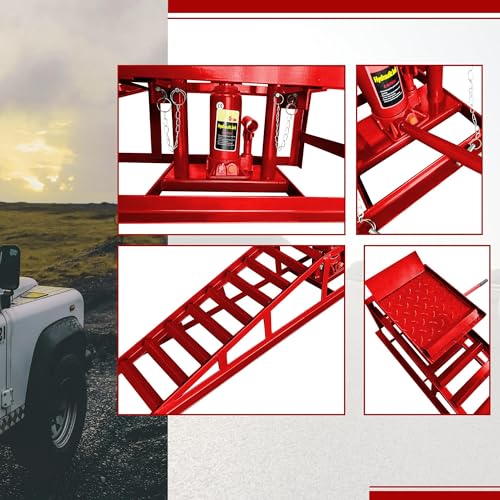 Hydraulic Car Ramps 5 Ton Capacity Low Profile Lift G135022