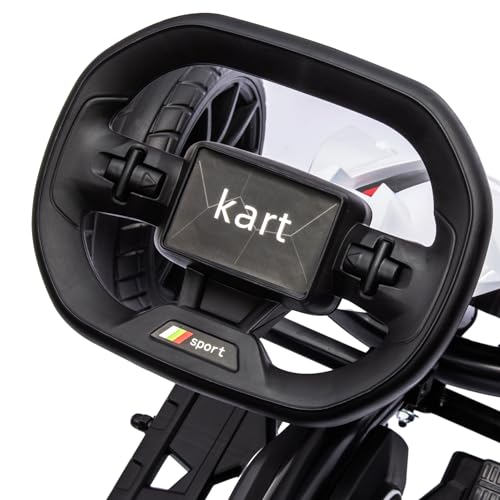 12V Electric Go Kart for Kids, Ride-On Toy with Adjustable Speed W1614