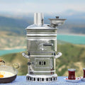Samovar Energy Water Heater 4L /150 Oz Semaver Samavar Boat Camping Hiking Hunting Yachting Tea Kettle (4 LT)