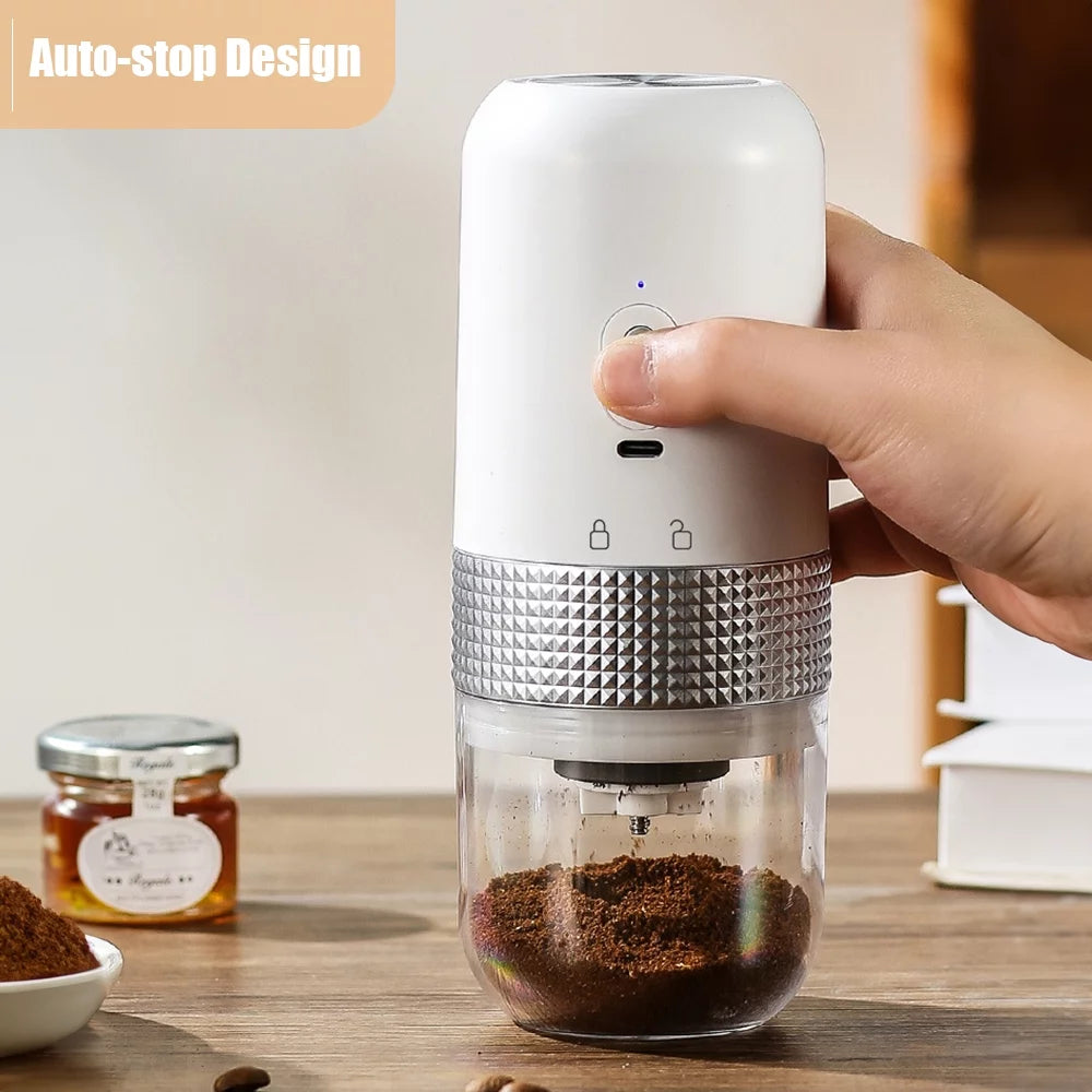 Cordless Electric Coffee Bean Grinder, Portable USB Rechargeable P285977