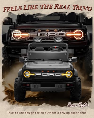 24V Ride on Car for Big Kids, 2 Seater with Remote Control, 4-Wheeler Suspension, 3 Speeds, LED Lights D981