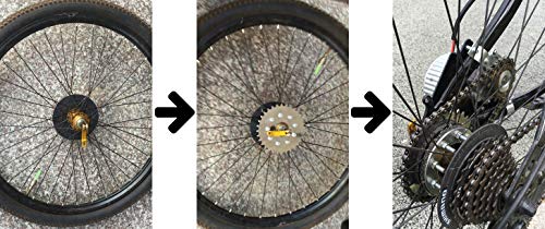 450W Electric Bike Left Drive Conversion Kit for Common Bicycles M311