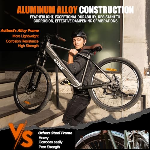 Electric Bike for Adults, 1000W Brushless Motor, Removable Battery, 7-Speed Commuter P8523