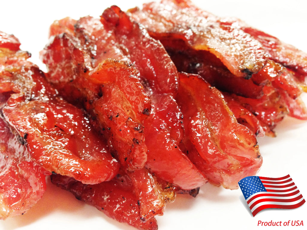 Singapore-Style Fire-Grilled Bacon Jerky (Original Flavor 12 oz.) *Grilled Fresh to Your Order *Shipped the Same Day - L.A. Times "Handmade Gift" Winner
