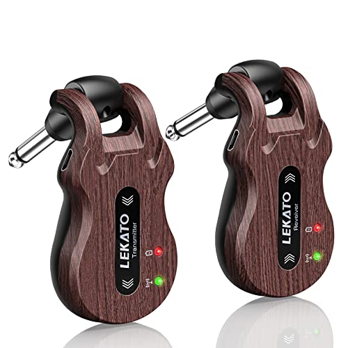 Wireless Guitar System 5.8GHz Transmitter Receiver for Electric Bass J50204