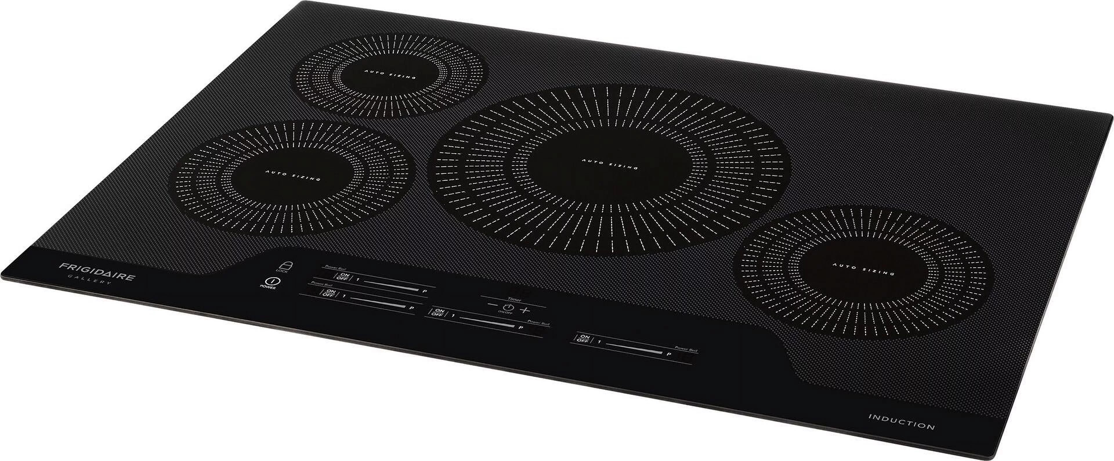 30 Inch Induction Cooktop with 4 Elements, Black H35748