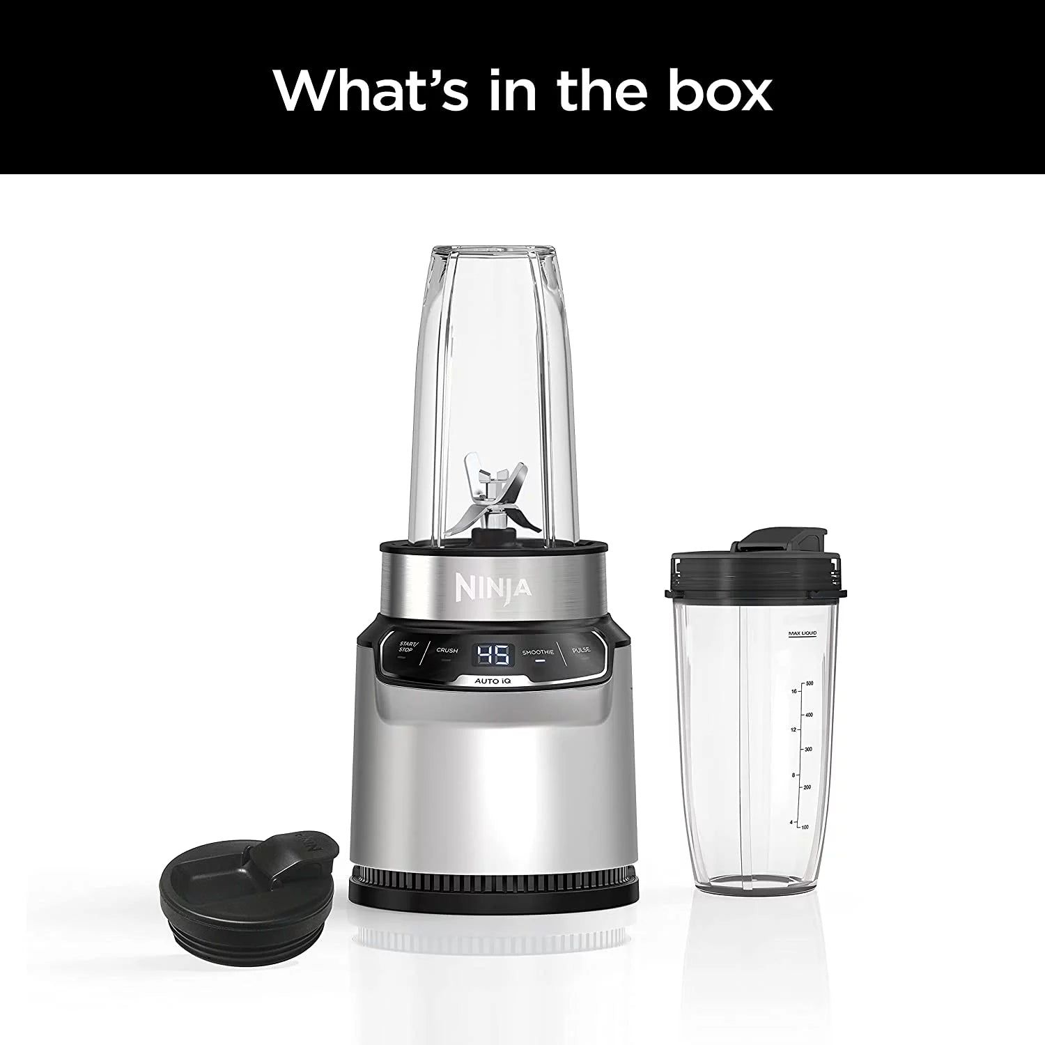Compact Personal Blender, 900W Motor, Silver L666886