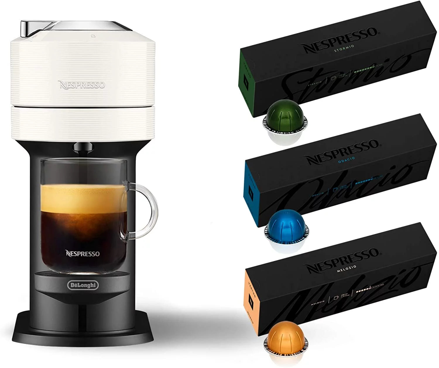 Nespresso Vertuo Next Coffee and Espresso Machine by De'Longhi  White