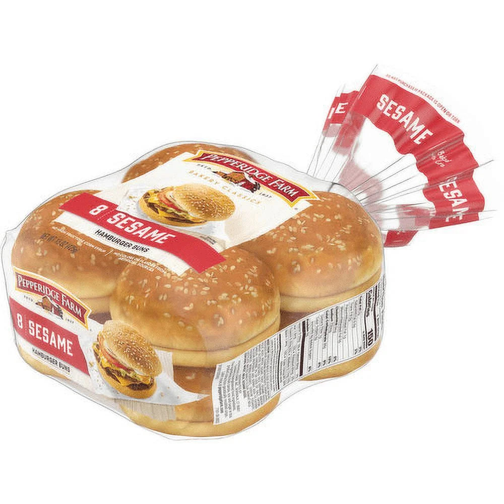 Sesame Hamburger Buns, 3-Pack L284529
