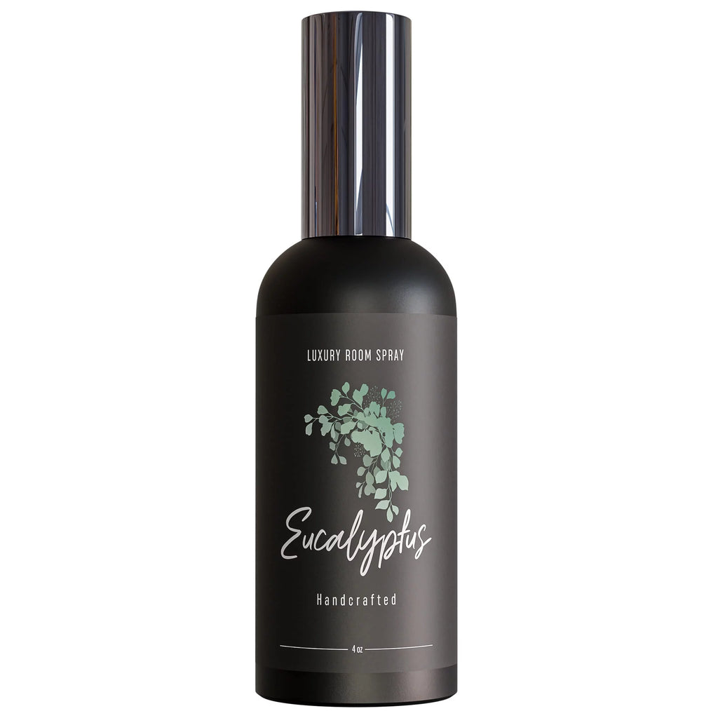 605 Products Room Spray - Air Freshener Spray - Home Luxury Scents for Office Bedroom Bathroom - Pillows Linen & Fabric Essential Oil Spray Mist - Long Lasting Room Fragrance (Eucalyptus, 4oz)