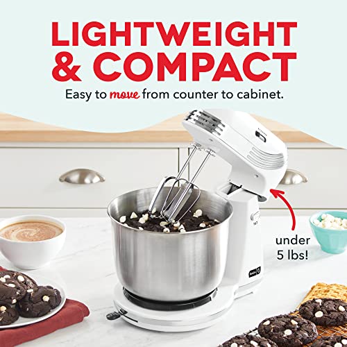Stand Mixer with 3 Quart Stainless Steel Bowl, 6 Speeds T41155