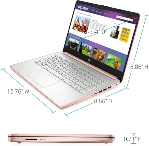14 Ultrabook Intel 4-Core CPU 32GB RAM 1600GB Storage Pink Win 11 B472975