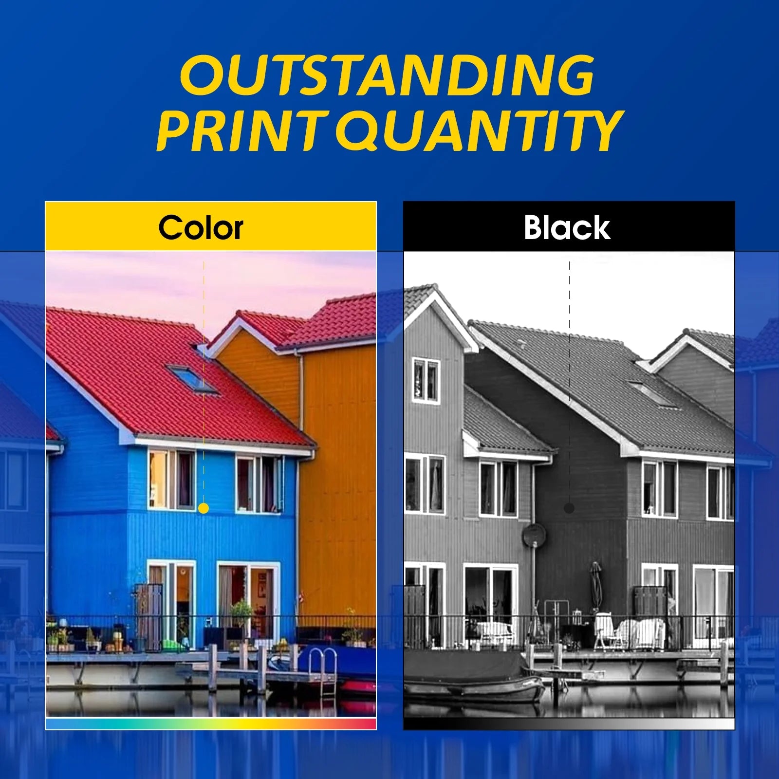 Ink Cartridge 4 Pack Black Cyan Magenta Yellow for Epson Printers U5204
