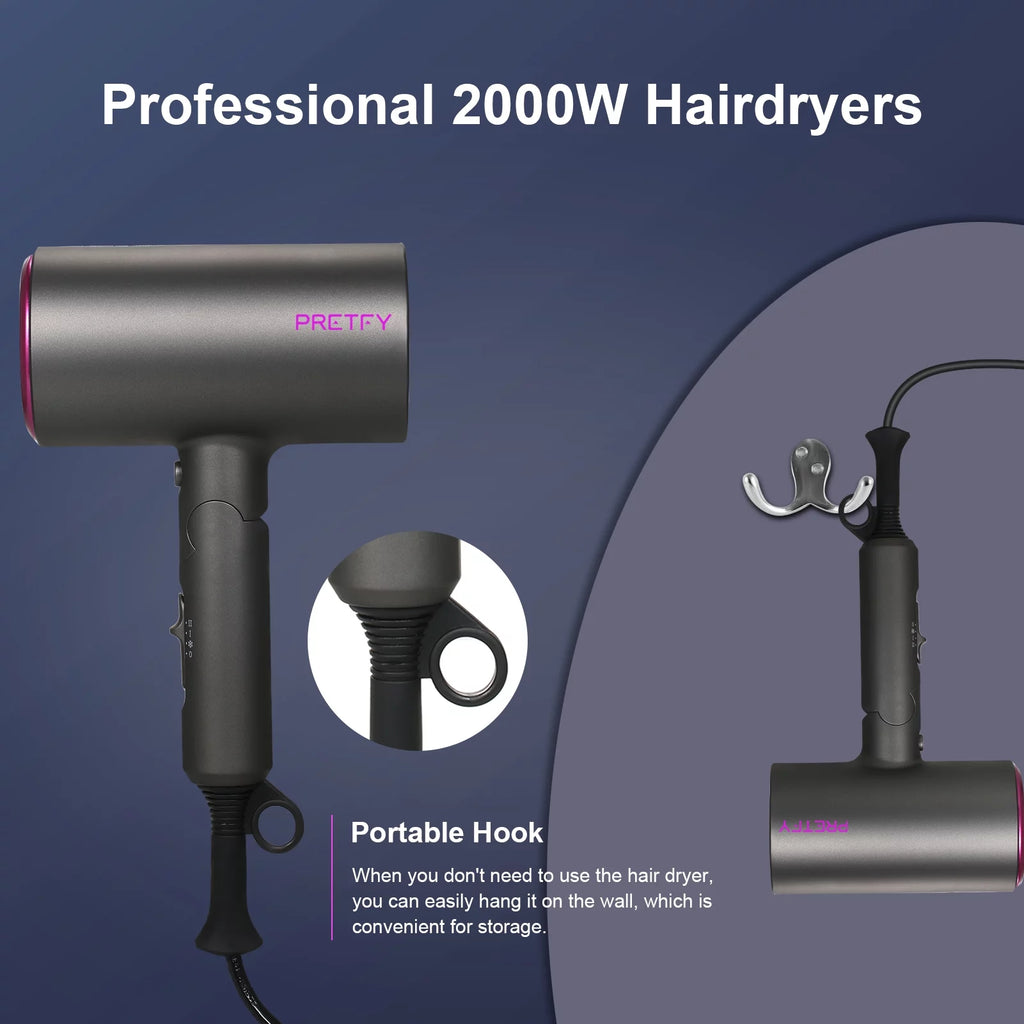Ionic Hair Dryer 1800W for Fast Drying B30362