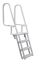 Deluxe Flip-Up Dock Ladder with Welded Step Assembly - 4-Step R53399
