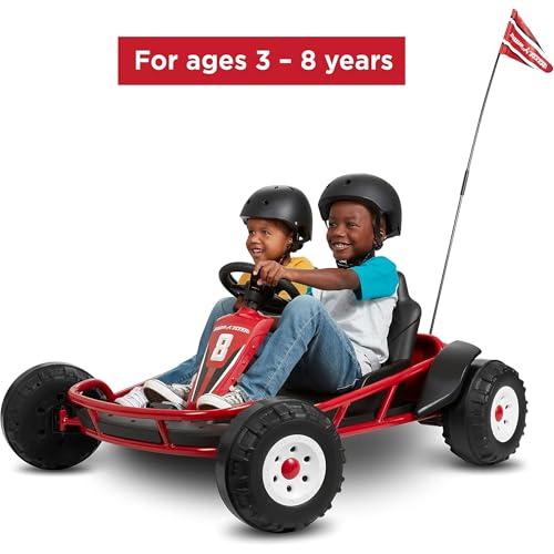 Kids Electric Go-Kart with Adjustable Seat, Grey X830256